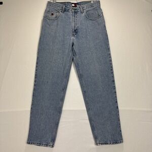 VTG 90s‎ Tommy Hilfiger Jeans 32x29 Baggy Relaxed Blue Med Wash Denim Y2K